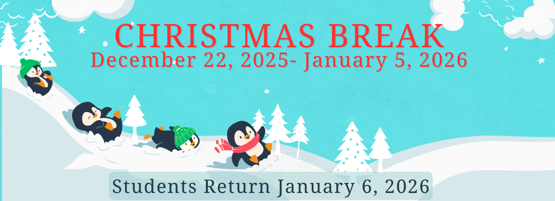 Christmas Break, Dec 22-Jan 6, 2026
