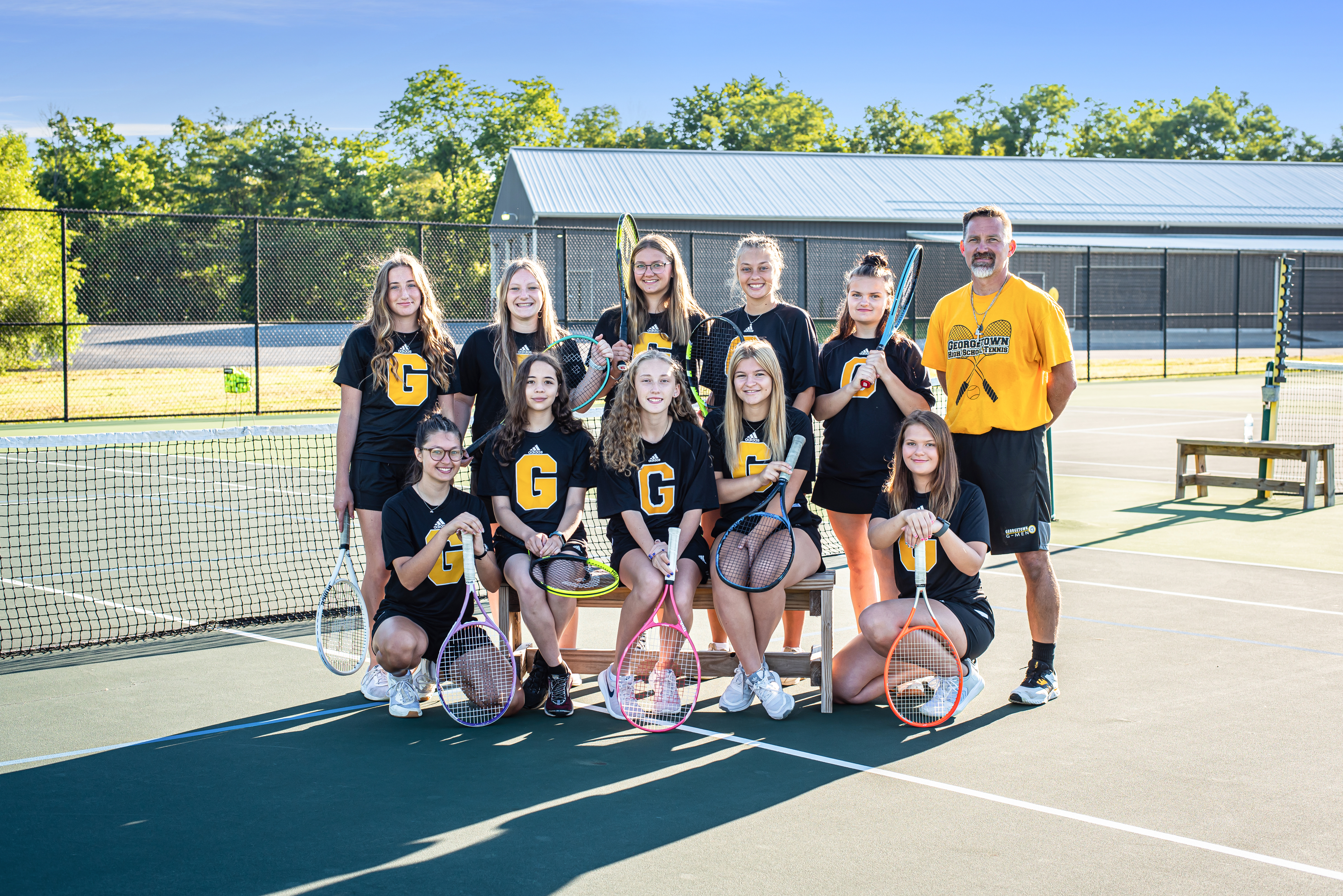 Girls Varsity Tennis Team Photo