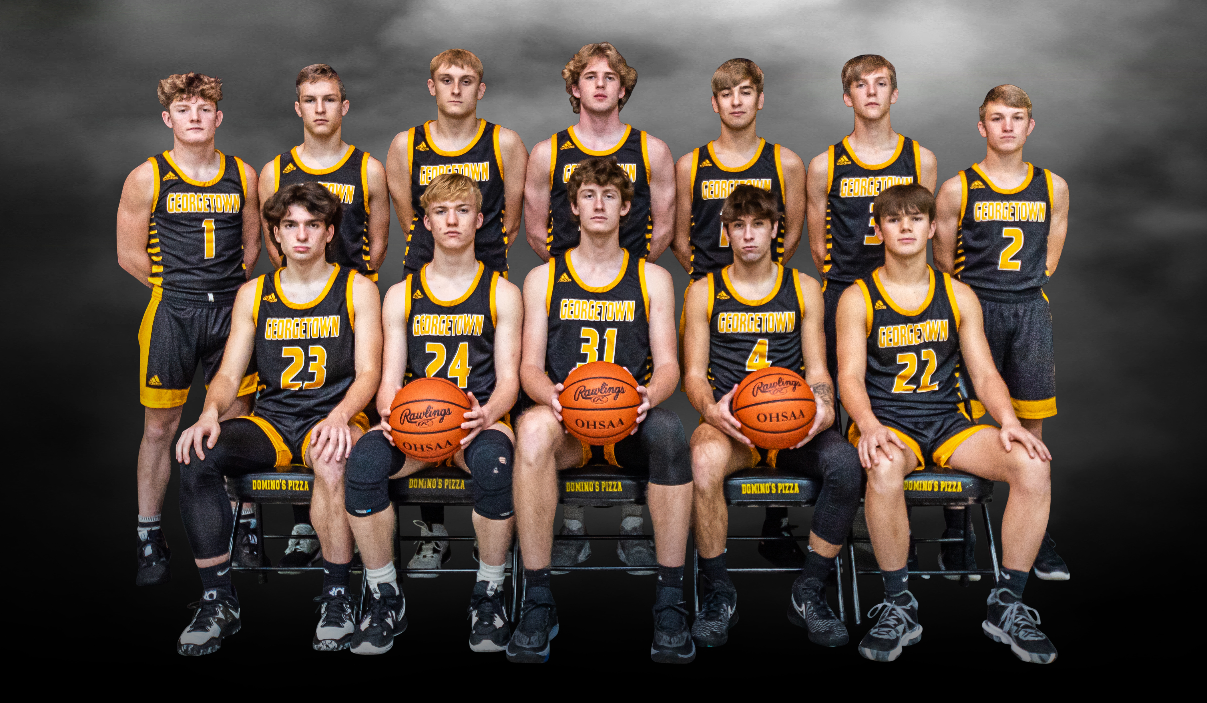 Boys Varsity Basketball Team Photo