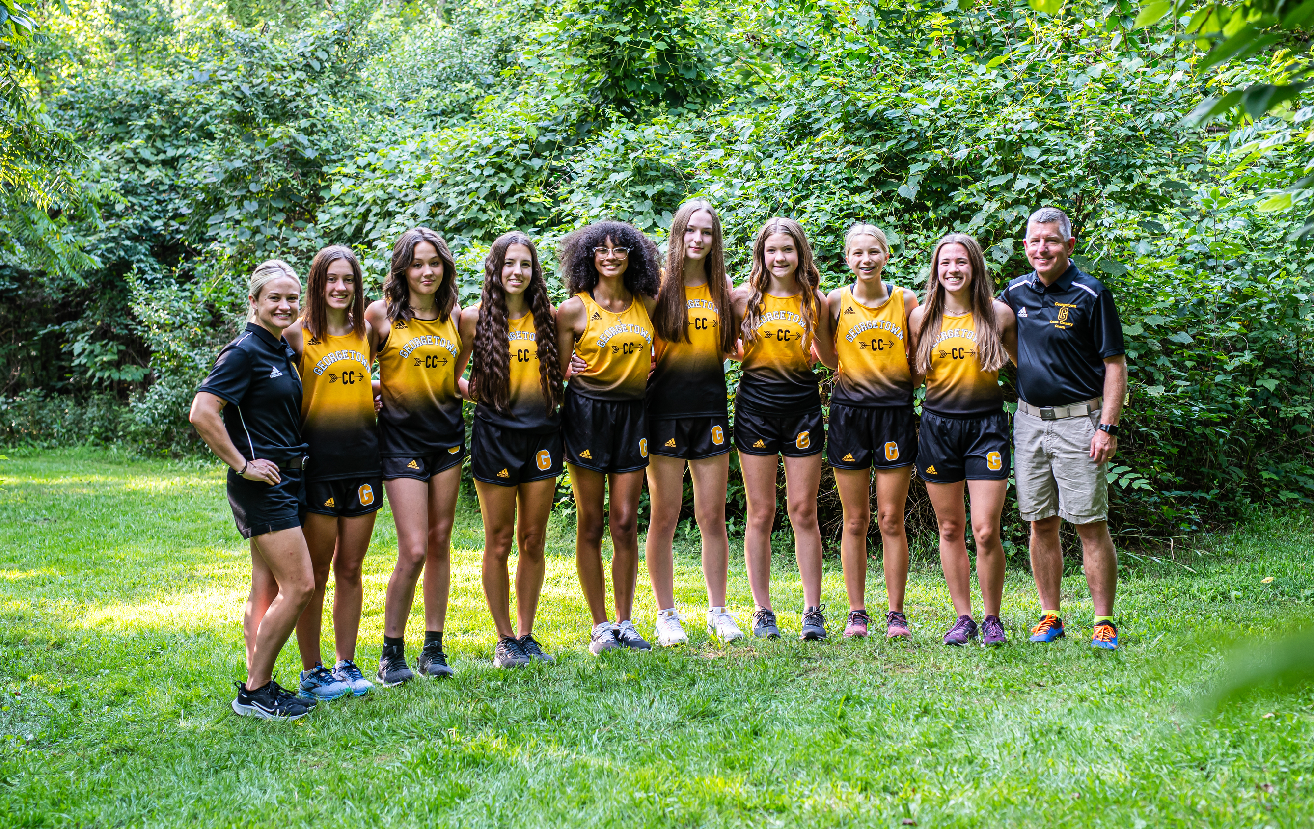 Girls Varsity Cross Country Team Photo