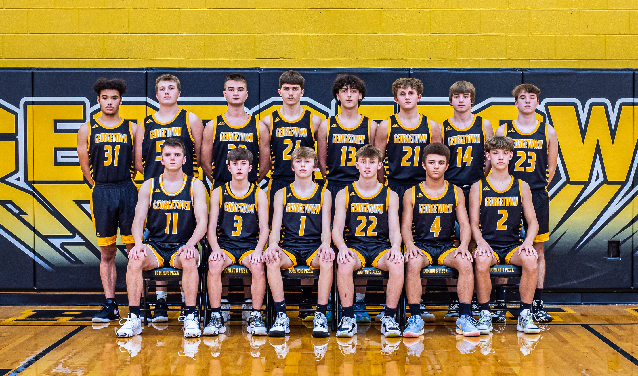 Boys Junior Varsity Basketball Team Photo