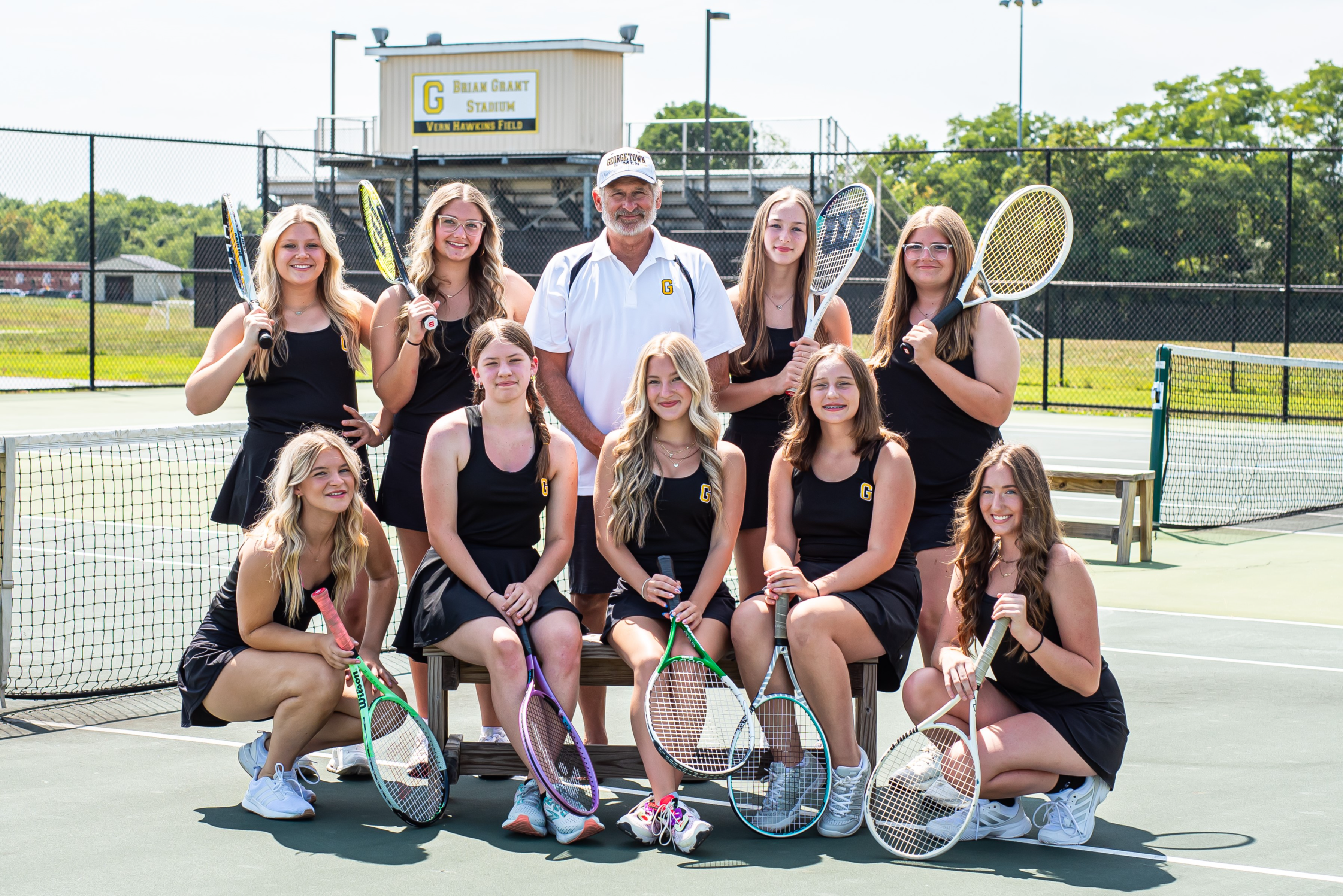 Girls Varsity Tennis Team Photo