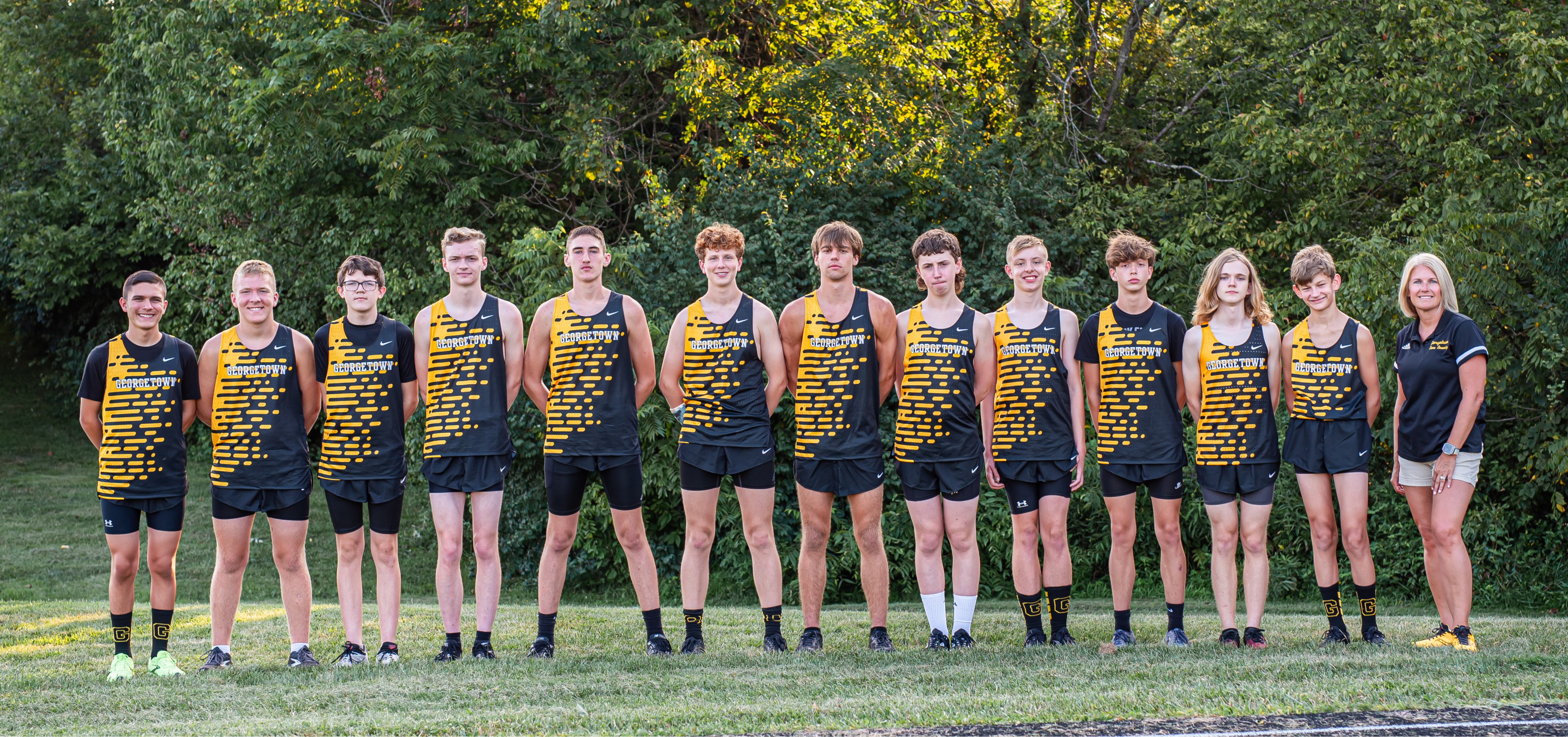 Boys Varsity Cross Country Team Photo