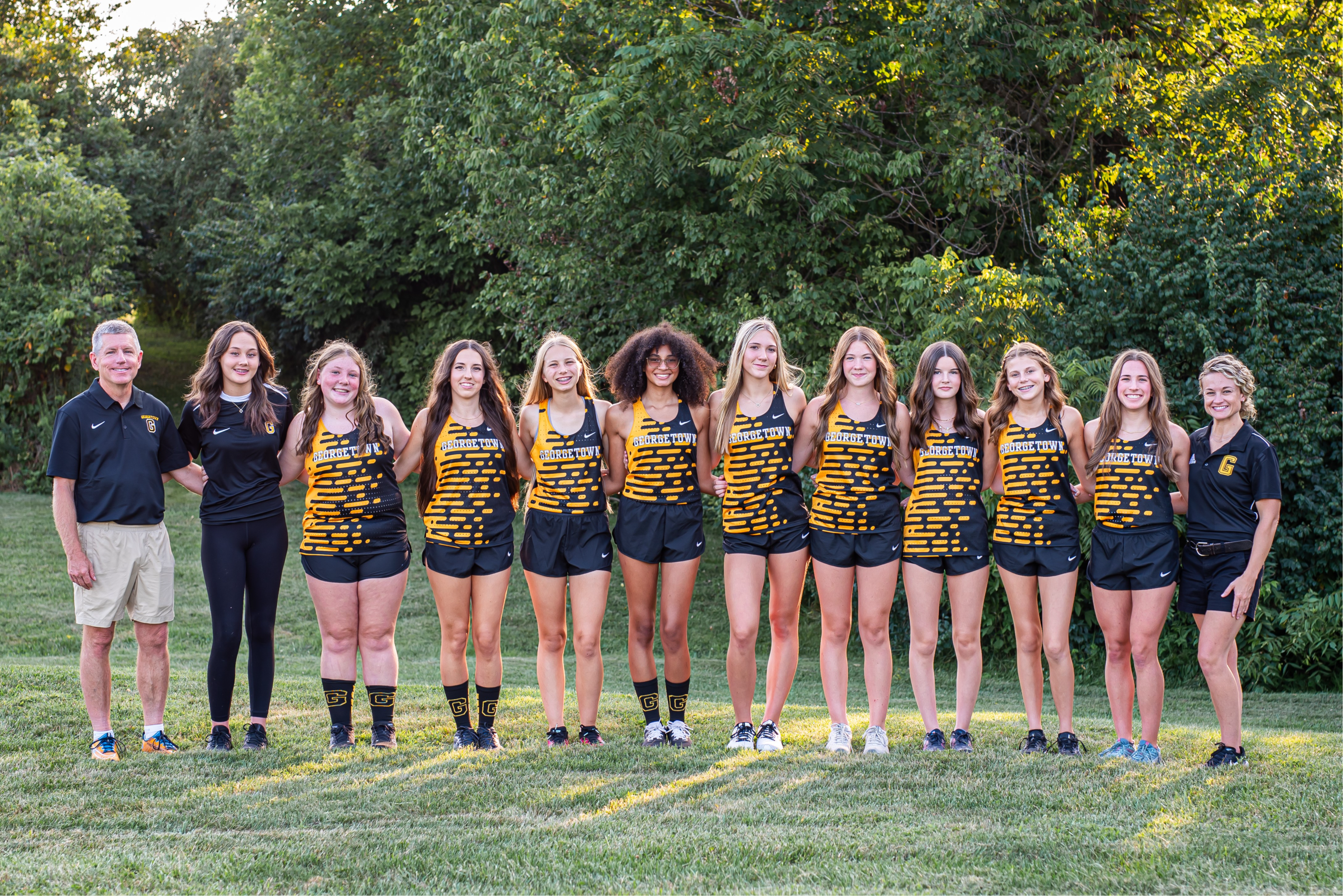 Girls Varsity Cross Country Team Photo