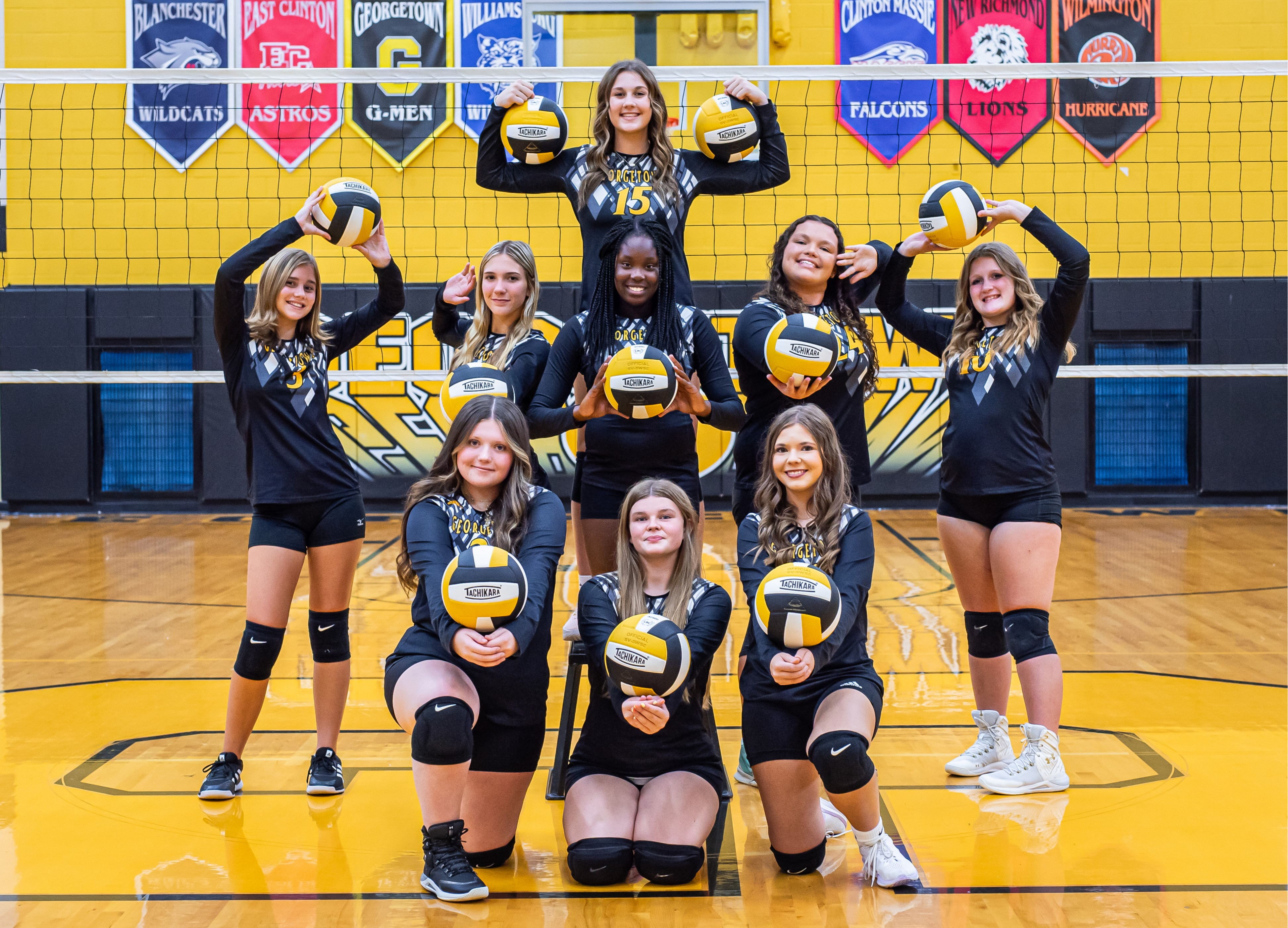 Girls Junior Varsity Volleyball Team Photo