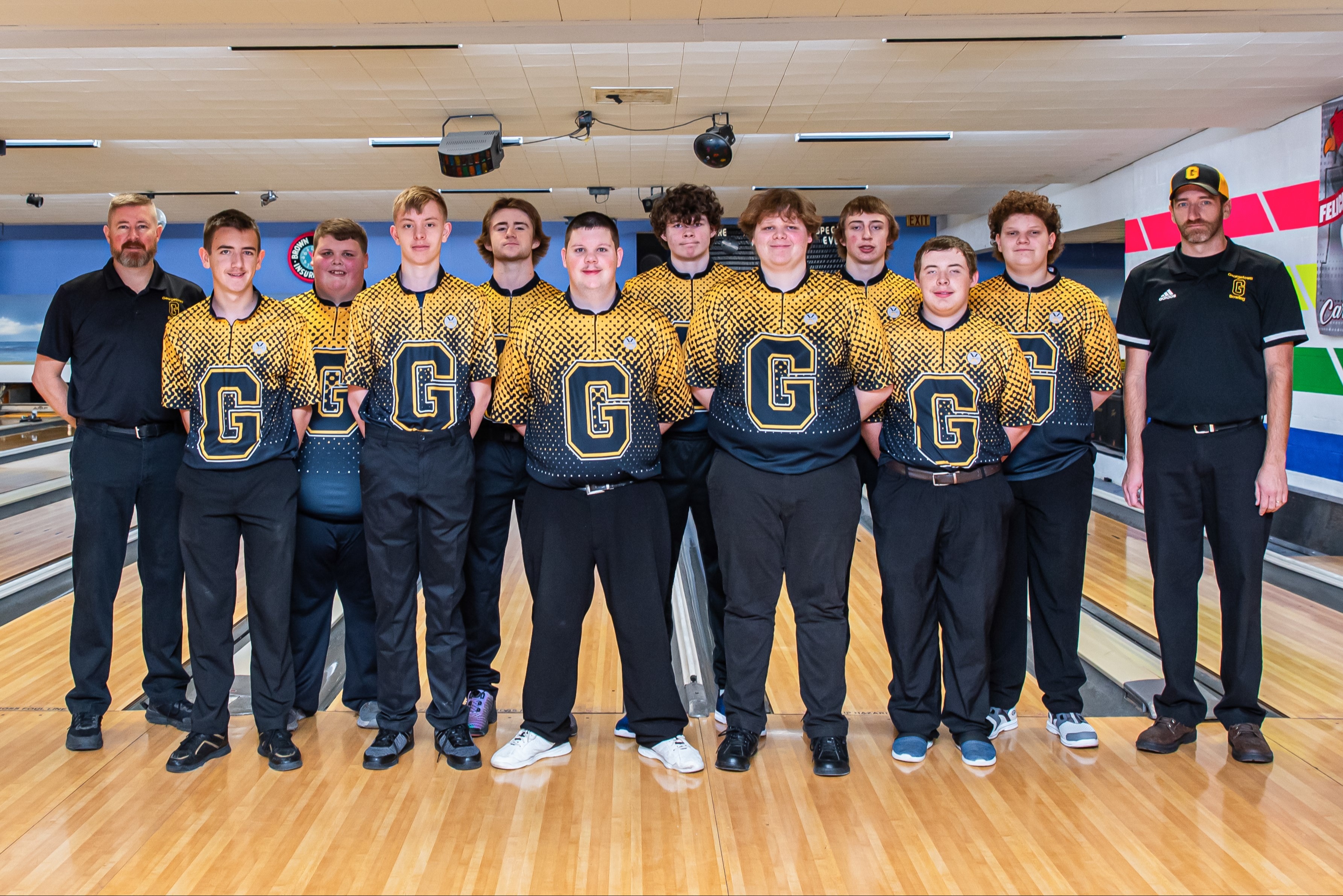 Boys Varsity Bowling Team Photo