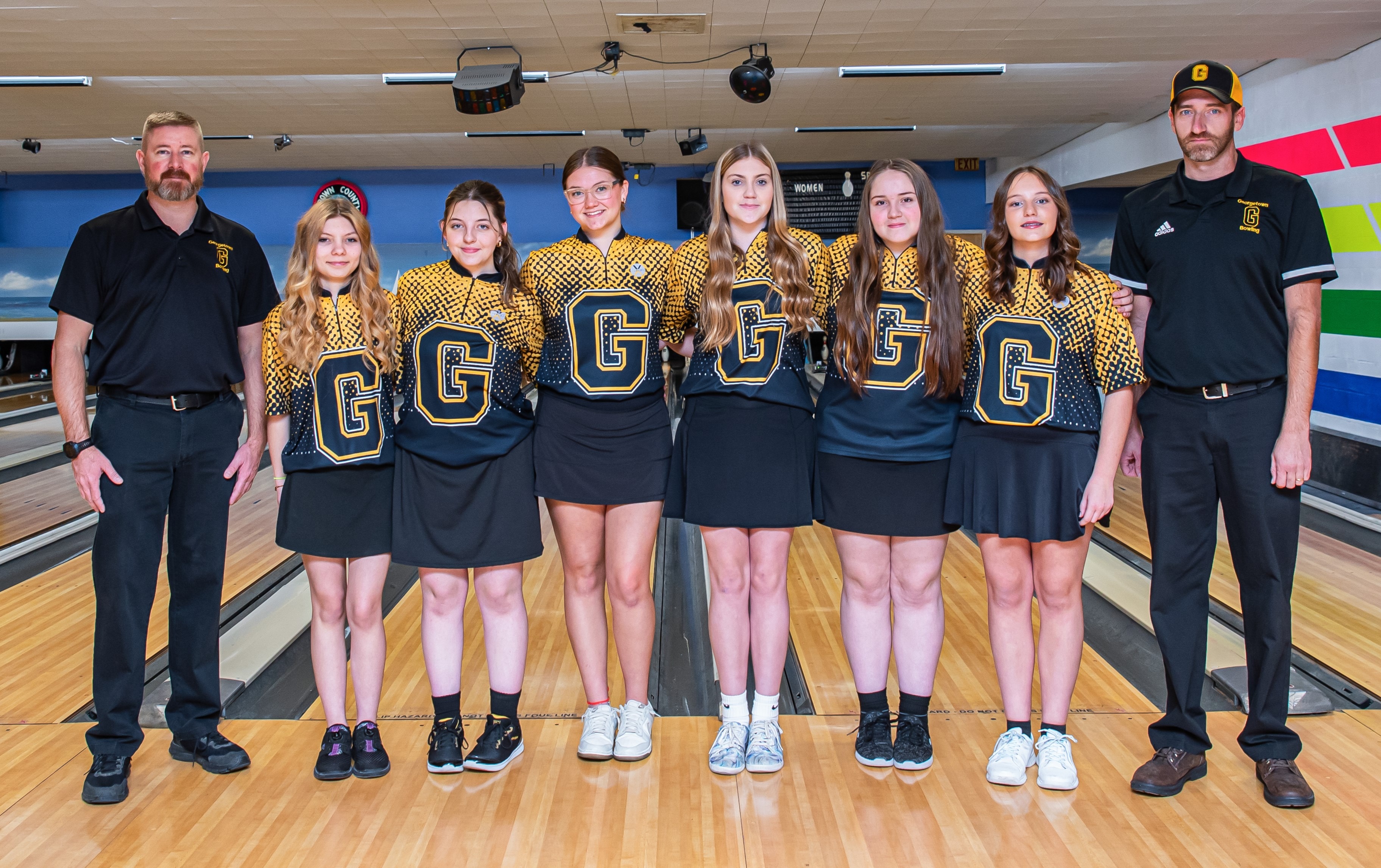 Girls Varsity Bowling Team Photo