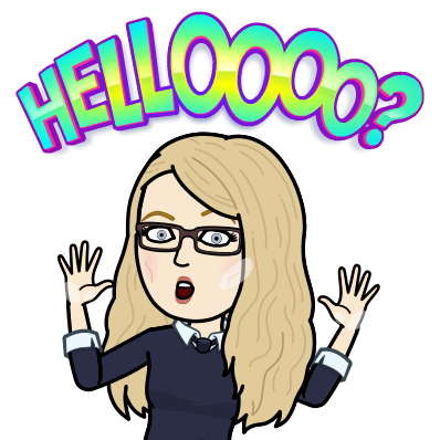 bitmoji of Mrs. Ollar