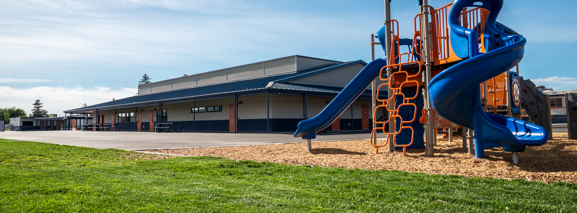 Bret Harte Playground and New Building