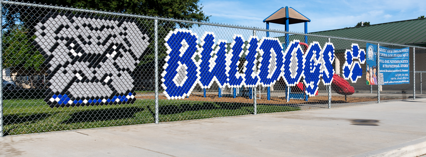 Burbank Bulldogs Fence Design