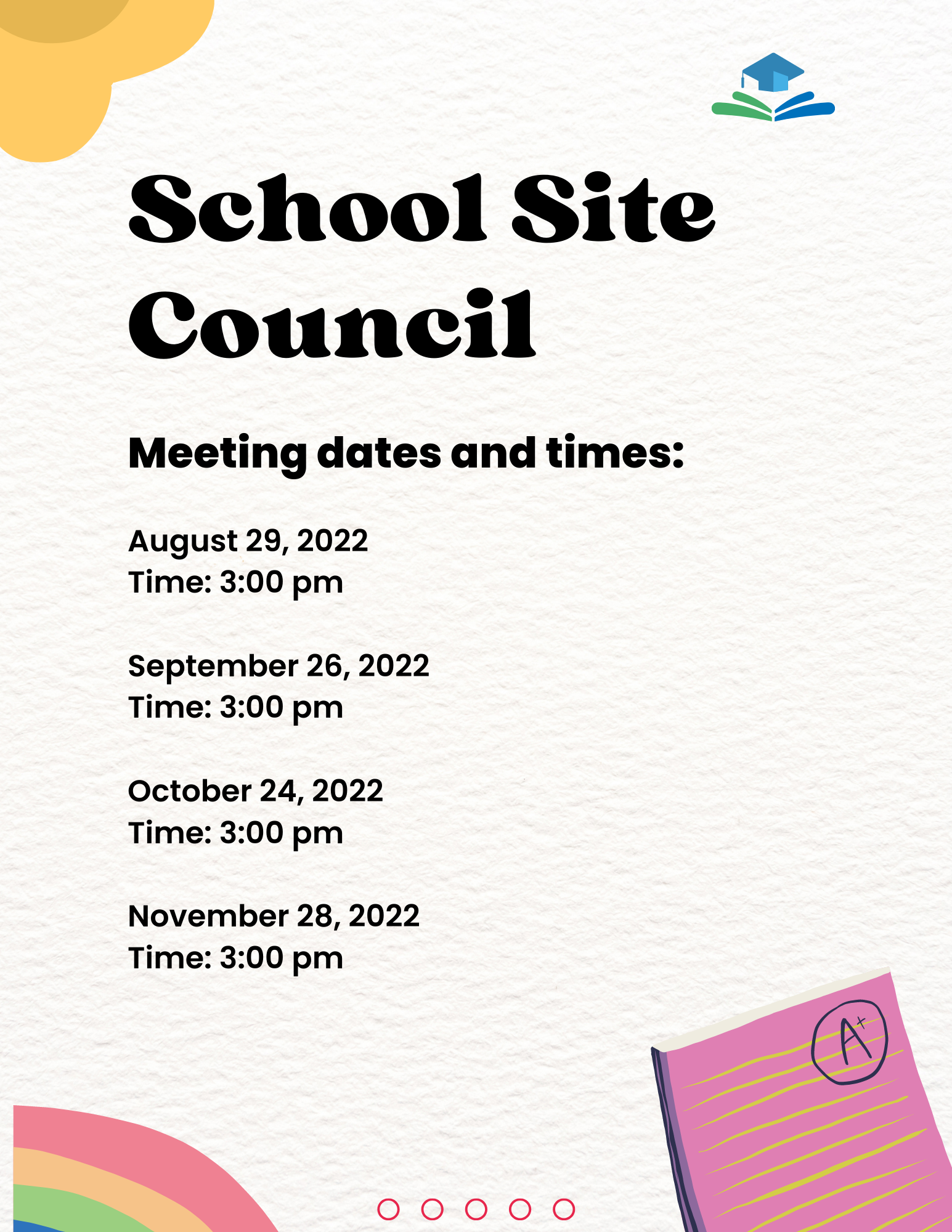 school site council 2022-23