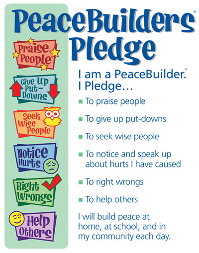 Peace Builder's Pledge