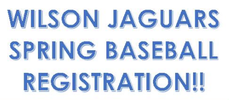 Click Here for Wilson Jaguars Spring Registration!