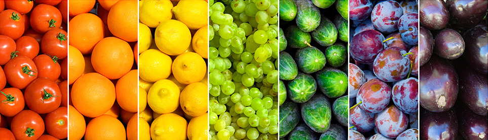 Vegetables and Fruits Rainbow