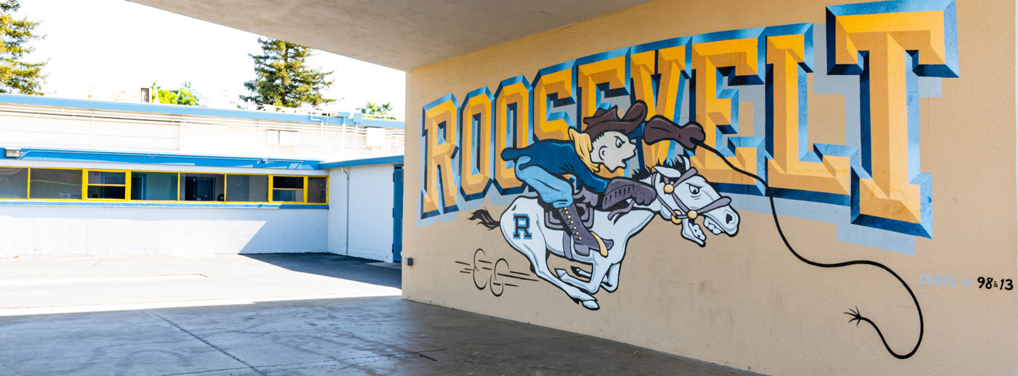 Roosevelt Rough Riders Class of 1998 & 2013 Mural