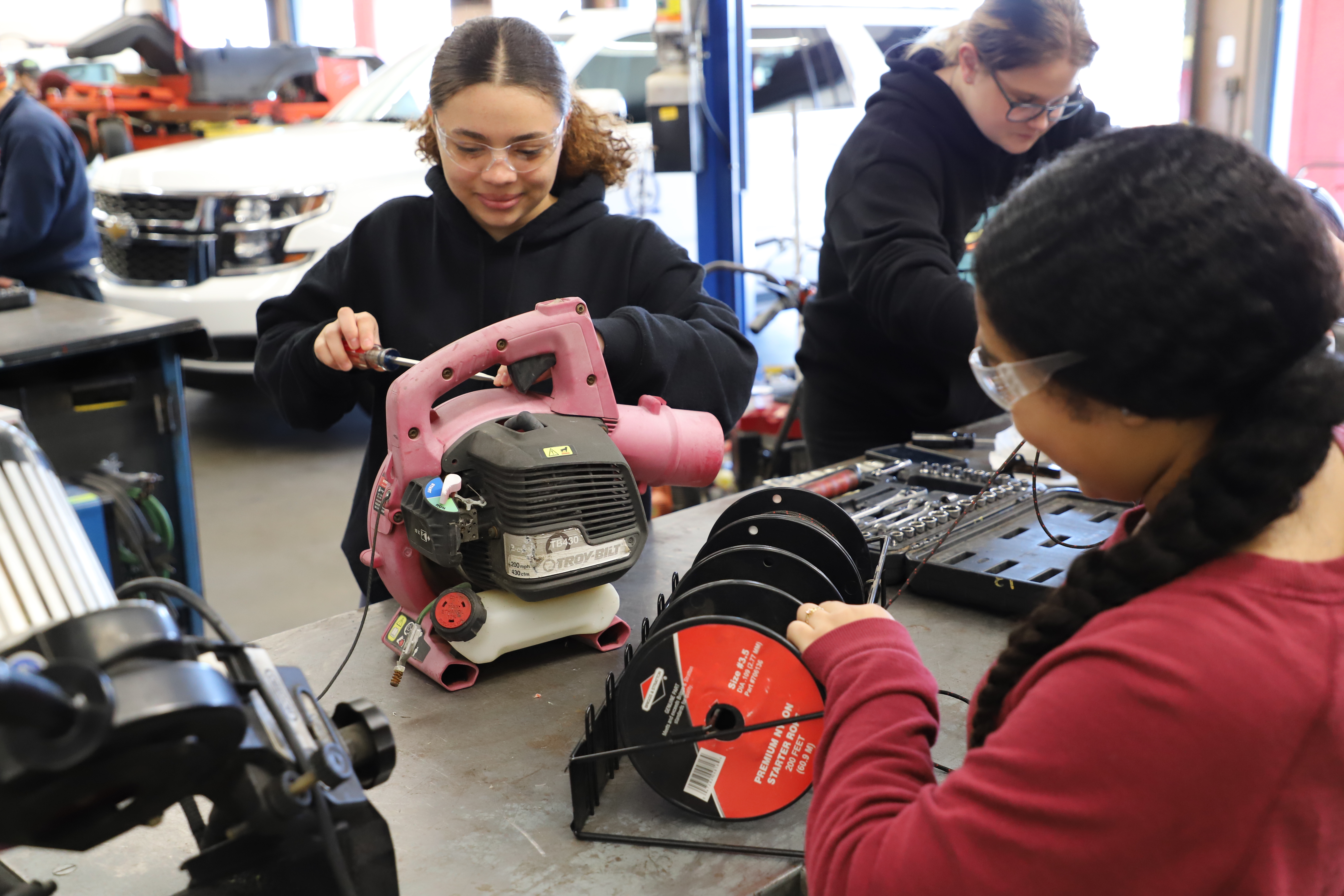 Small Engines Students