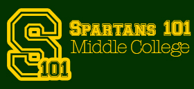 Spartans 101 Middle College logo