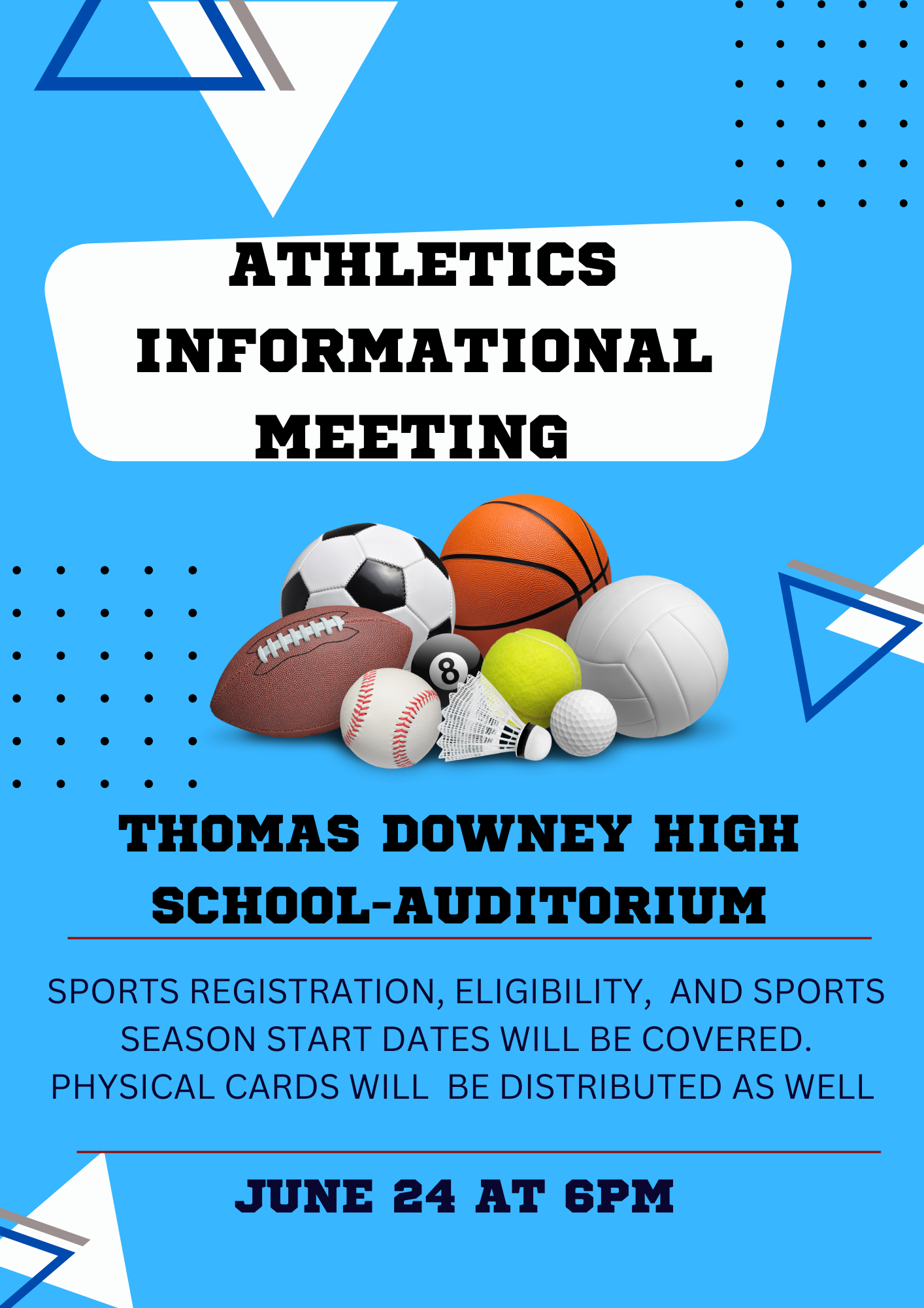 ATHELTIC DIRECTOR INFO MEETING FLYER