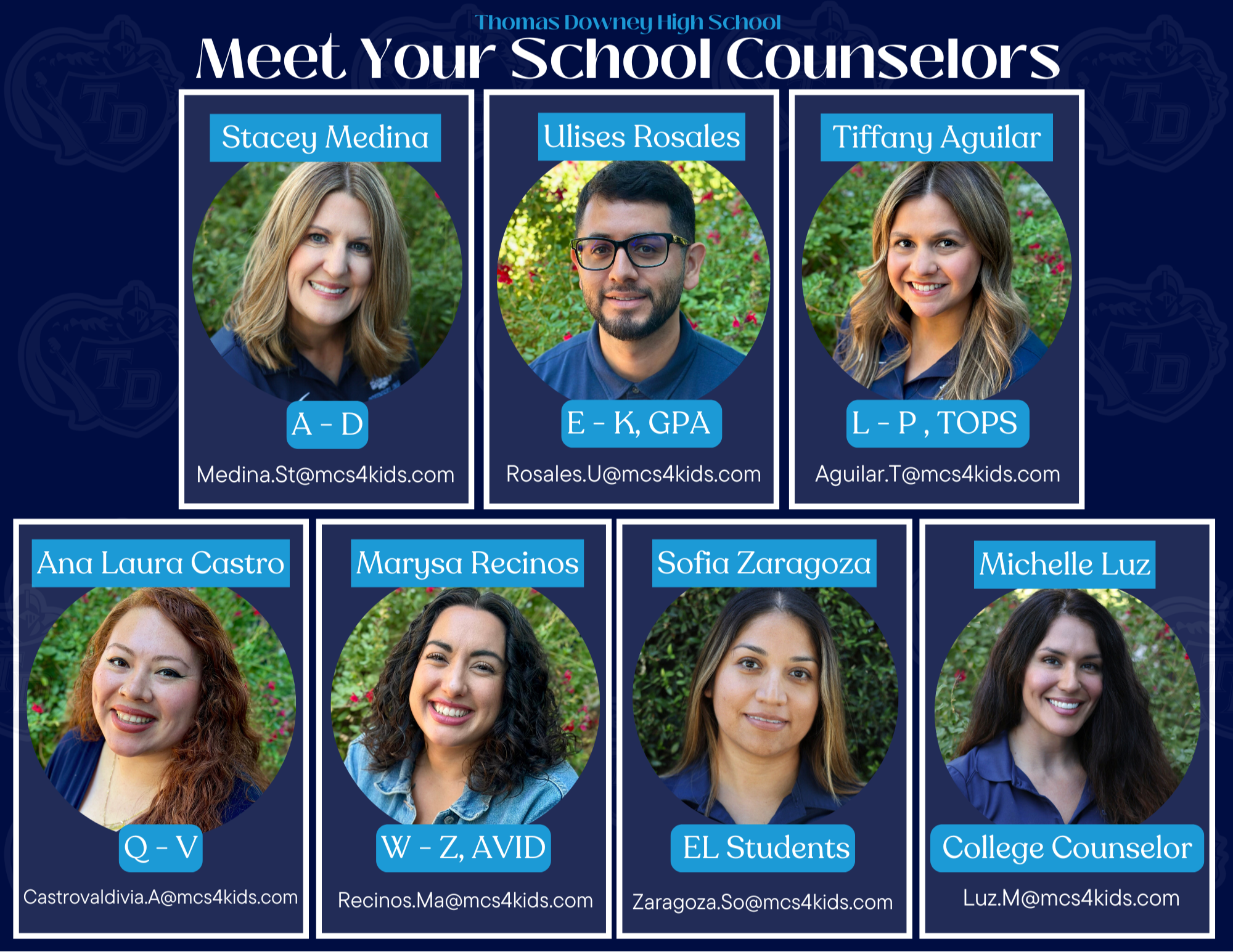 Downey 25-26 counselors 