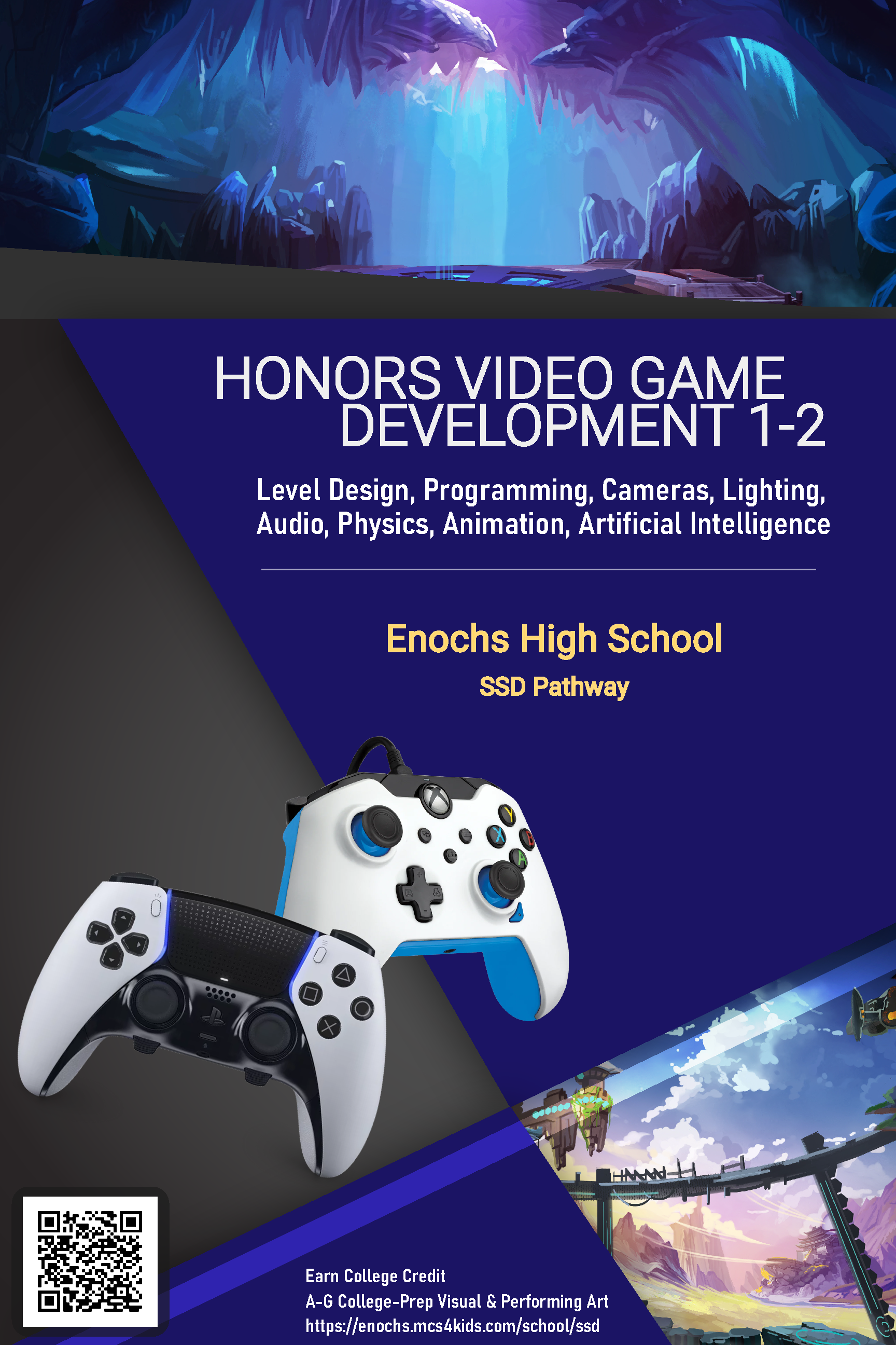 Honors Video Game Development 1-2