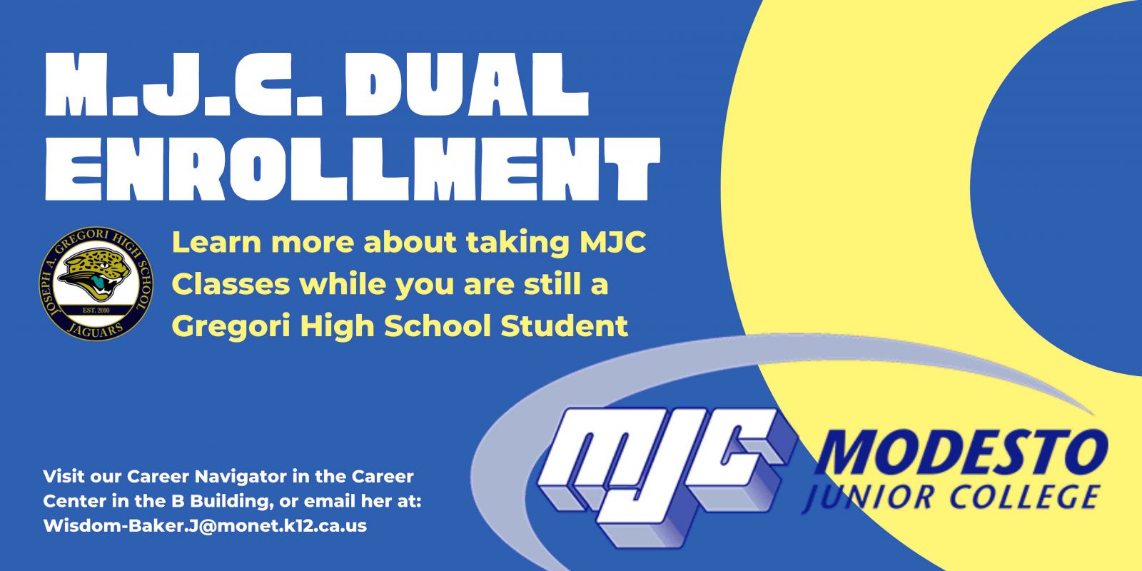 MJC Dual Enrollment banner