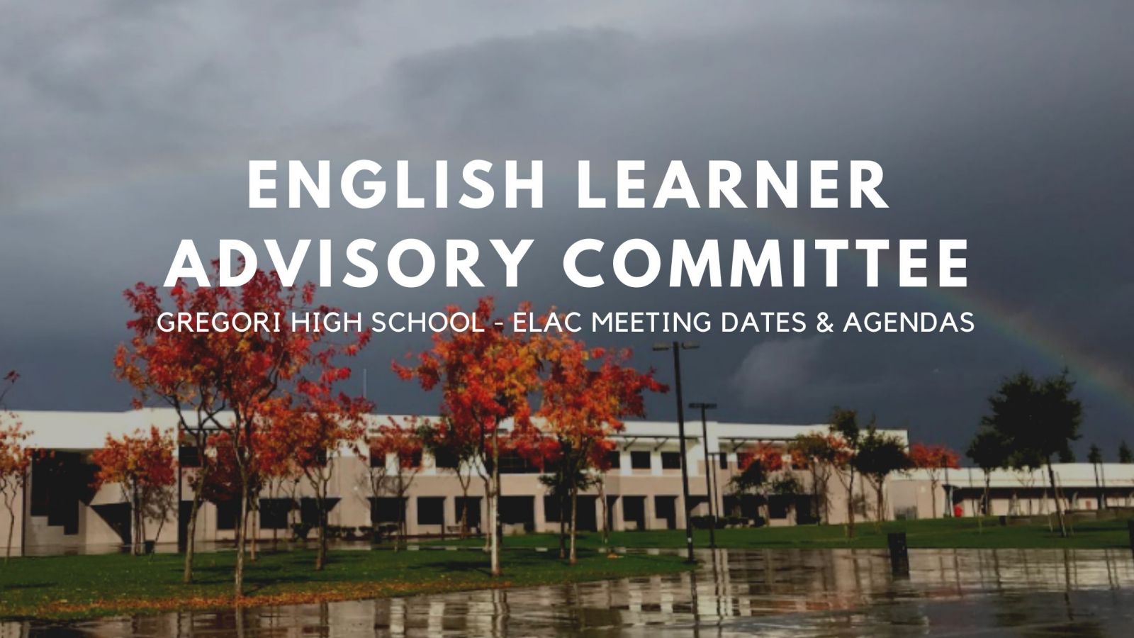 english learner advisory committee written words