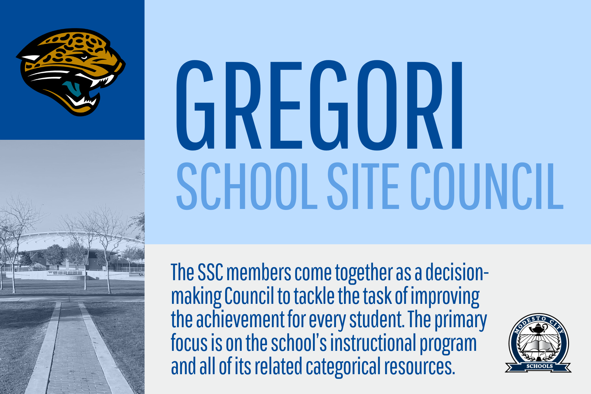 School Site Council | Joseph A. Gregori High School