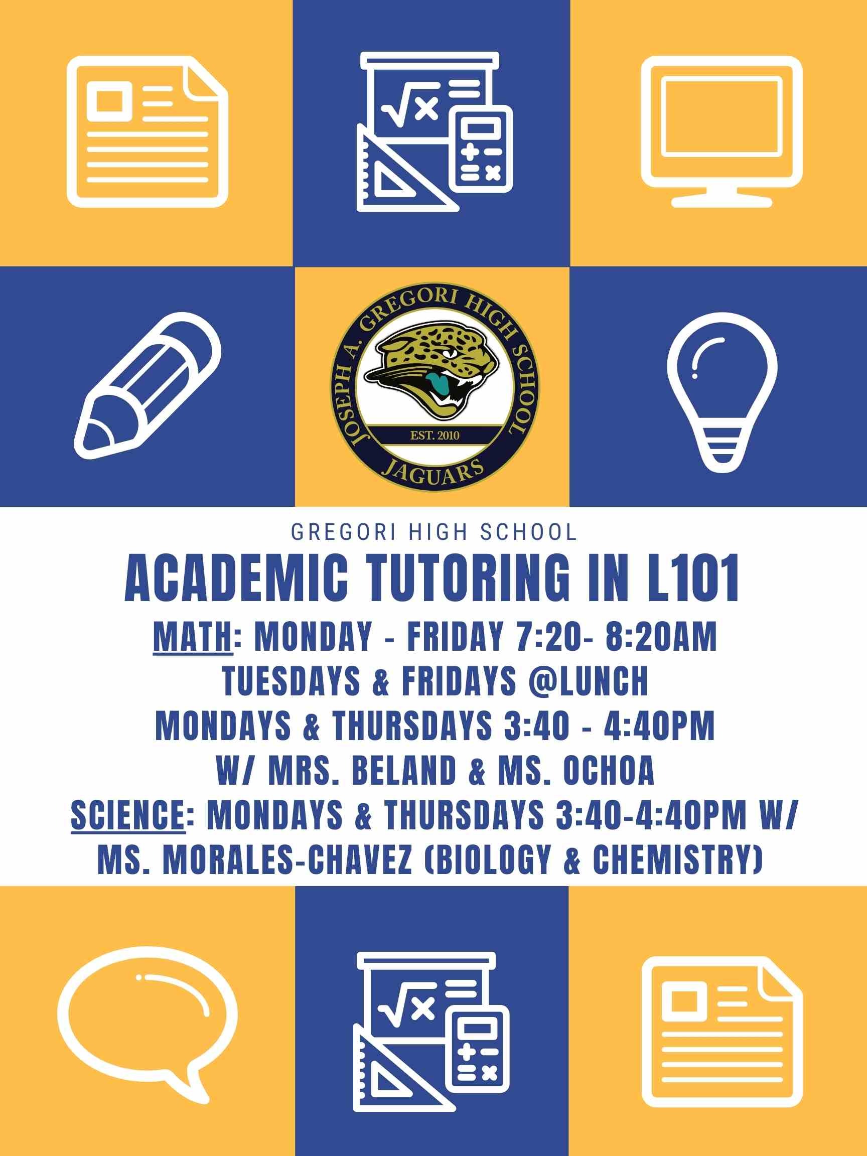 GHS Tutoring Poster