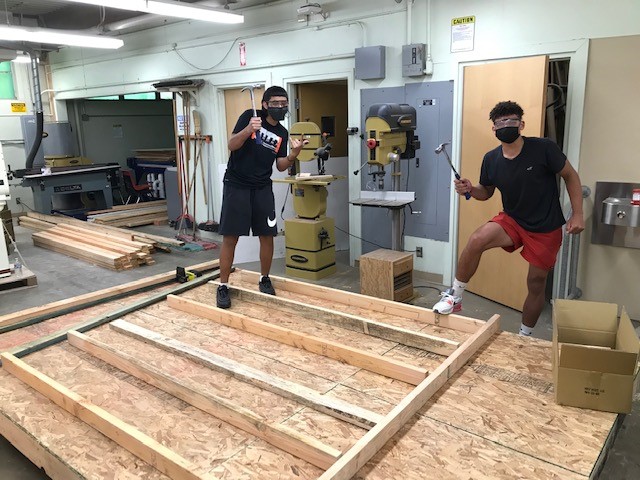 Framing-shed