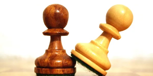 Two pawn chess pieces