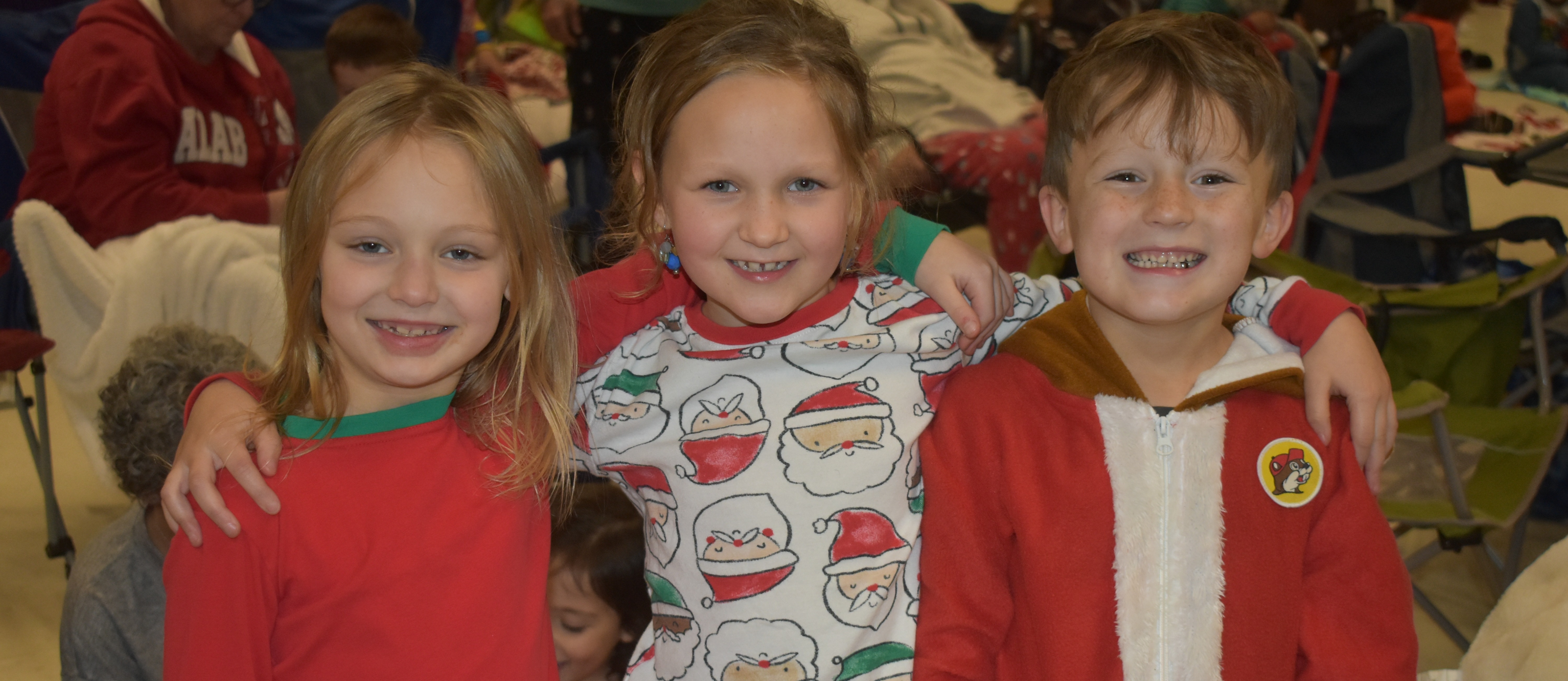 students at Cozy Christmas
