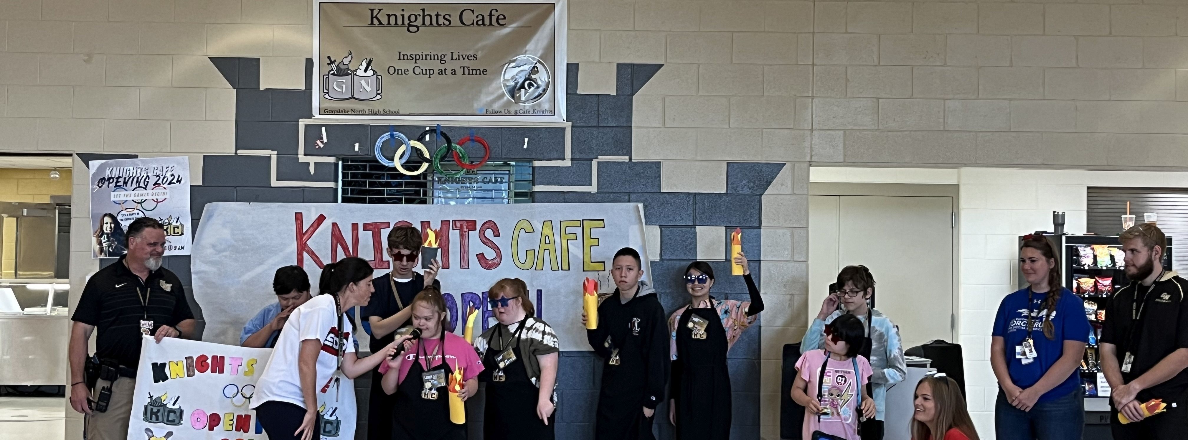 knights cafe grand opening