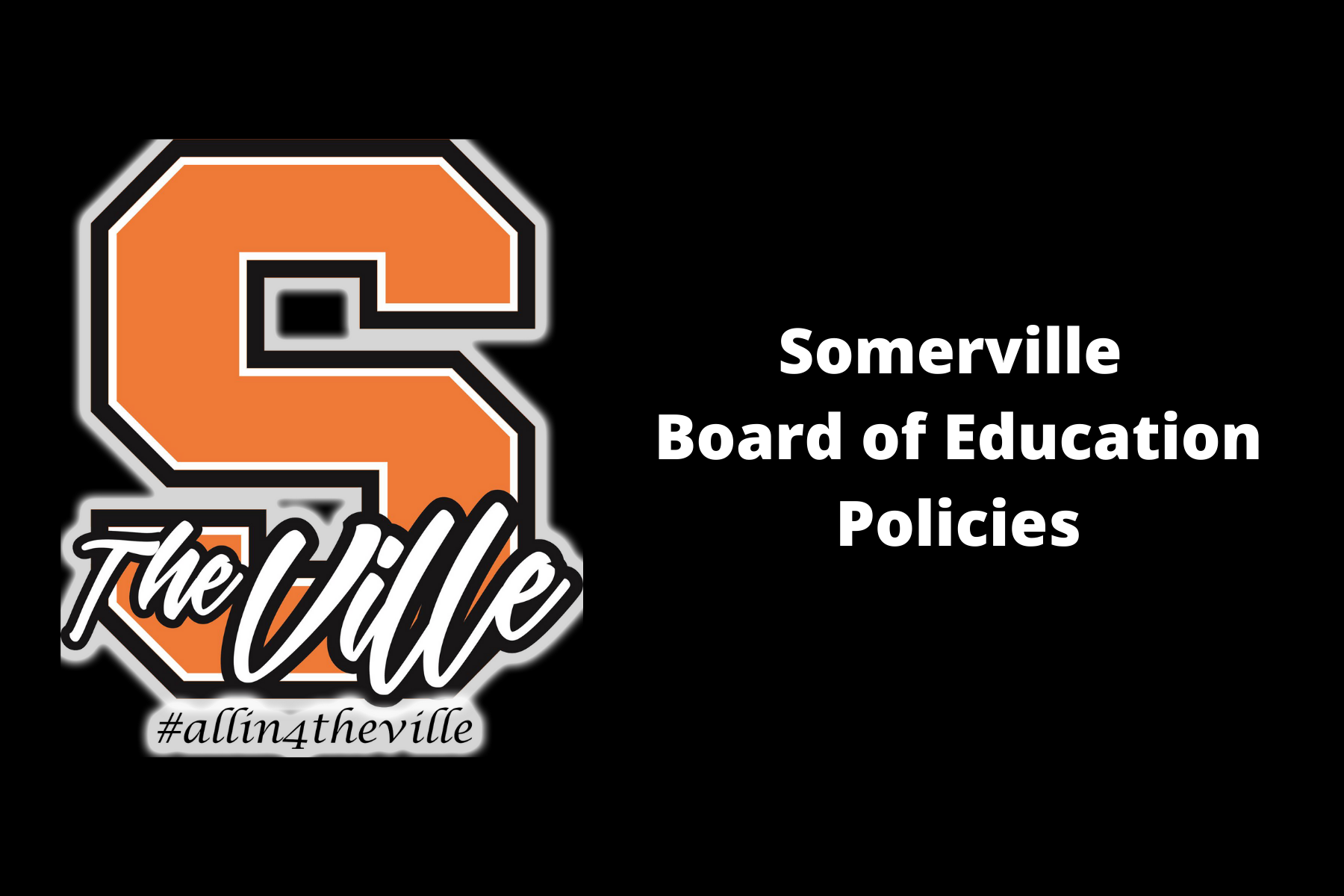 Somerville Board of Education Policies with logo