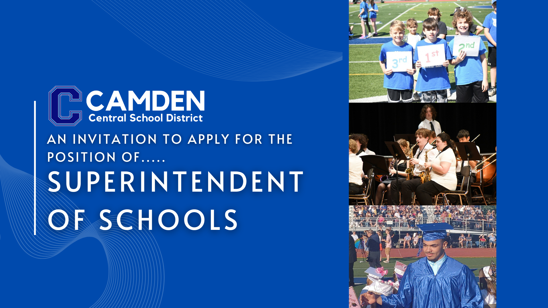 An Invitation to Apply for the Position of Superintendent of Schools