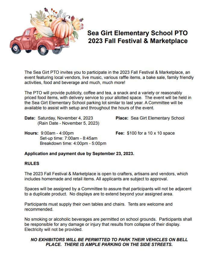 Sea Girt PTO | Sea Girt Elementary School