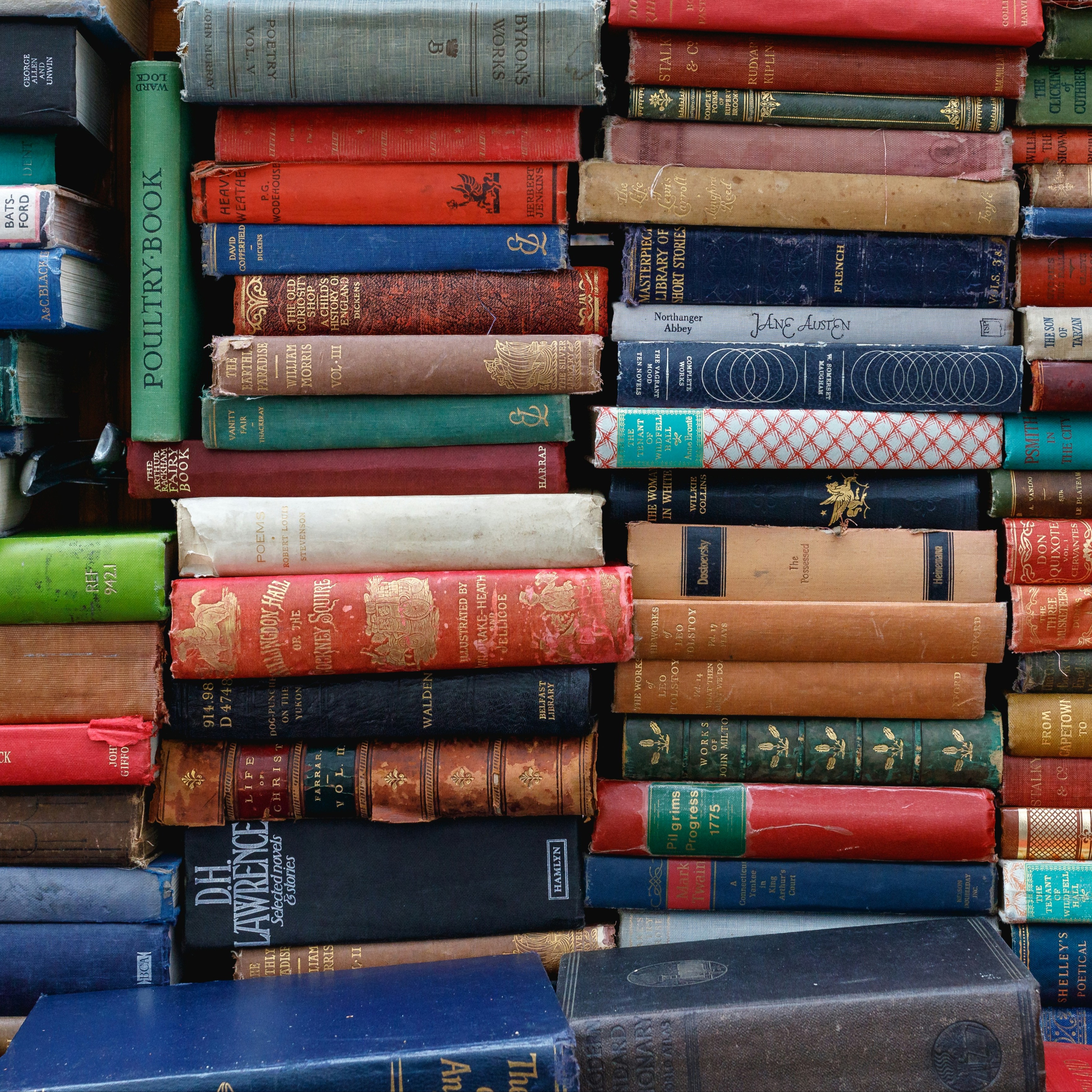 Stacks of books