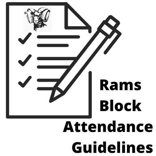 rams block attendance guidelines graphic