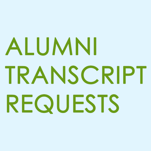 alumni transcript request