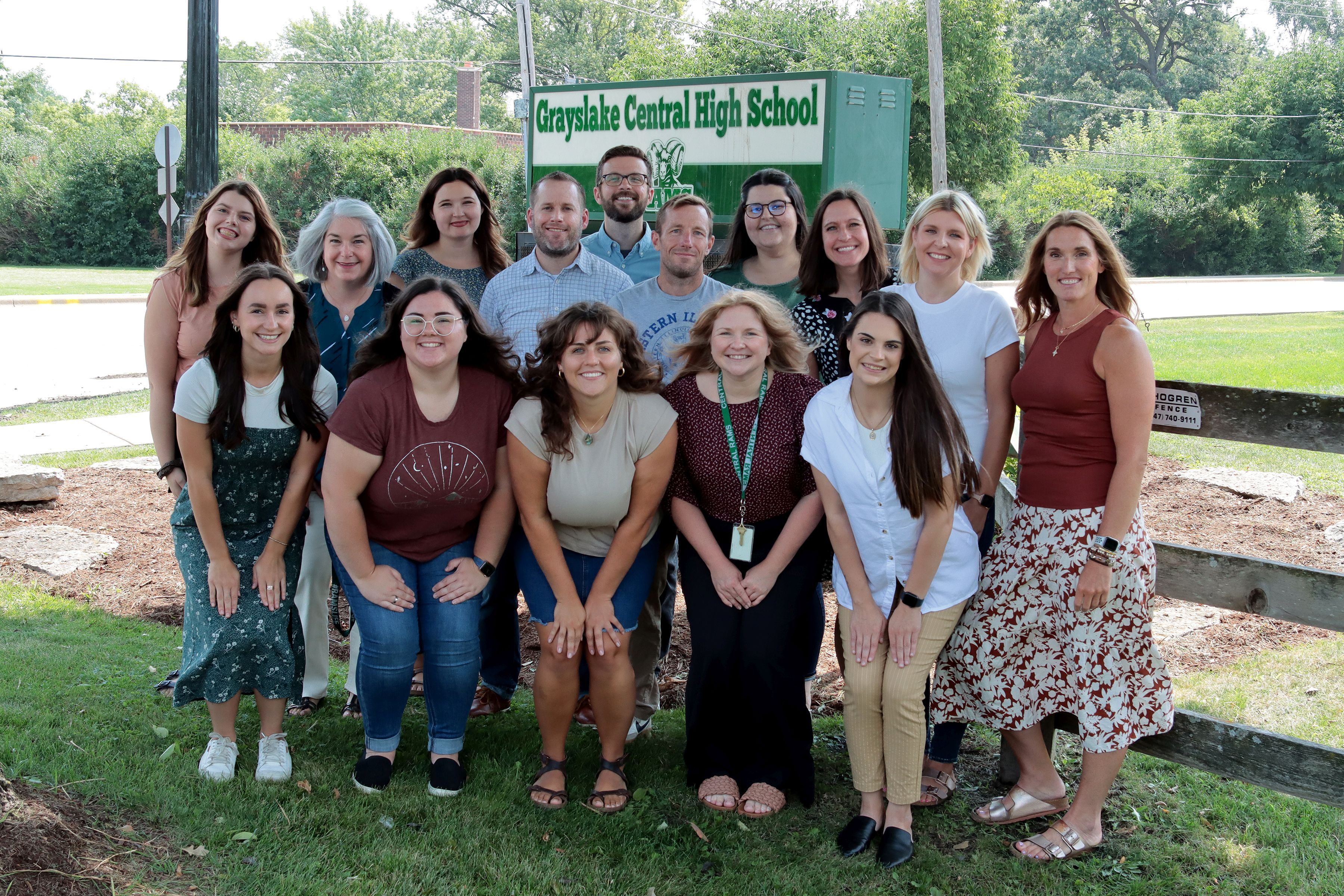 Top Row (left to right): Ms. Taylor Edwards, Ms. Heather Fee-Alvarez, Ms. Eliie Ryan, Mr. Tom Hamilton, Mr. Jeff Barry, Mr. Chris Palmer, Ms. Maureen Ritter, Ms. Melissa Thurlwell, Ms. Stephanie Kischuk, and Ms. Arian Colton Bottom Row (left to right): Ms. Mackenzie Stephens, Ms. Lauren Tracy, Ms. Nina Cavender, Ms. Victoria Lobb, Ms. Gabbi Kelly (not pictured Ms. Sarah Lester) 