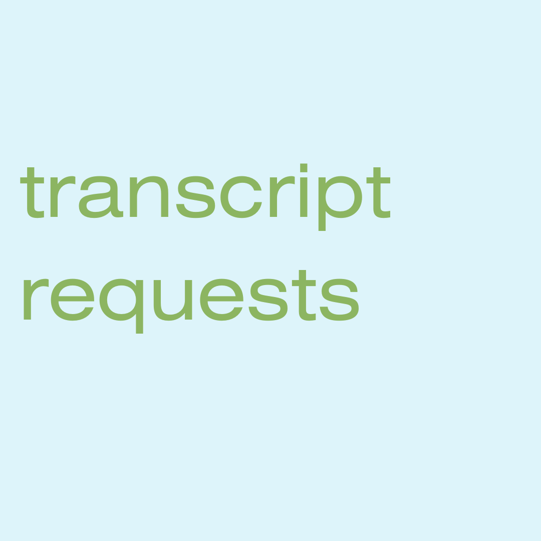 transcript requests