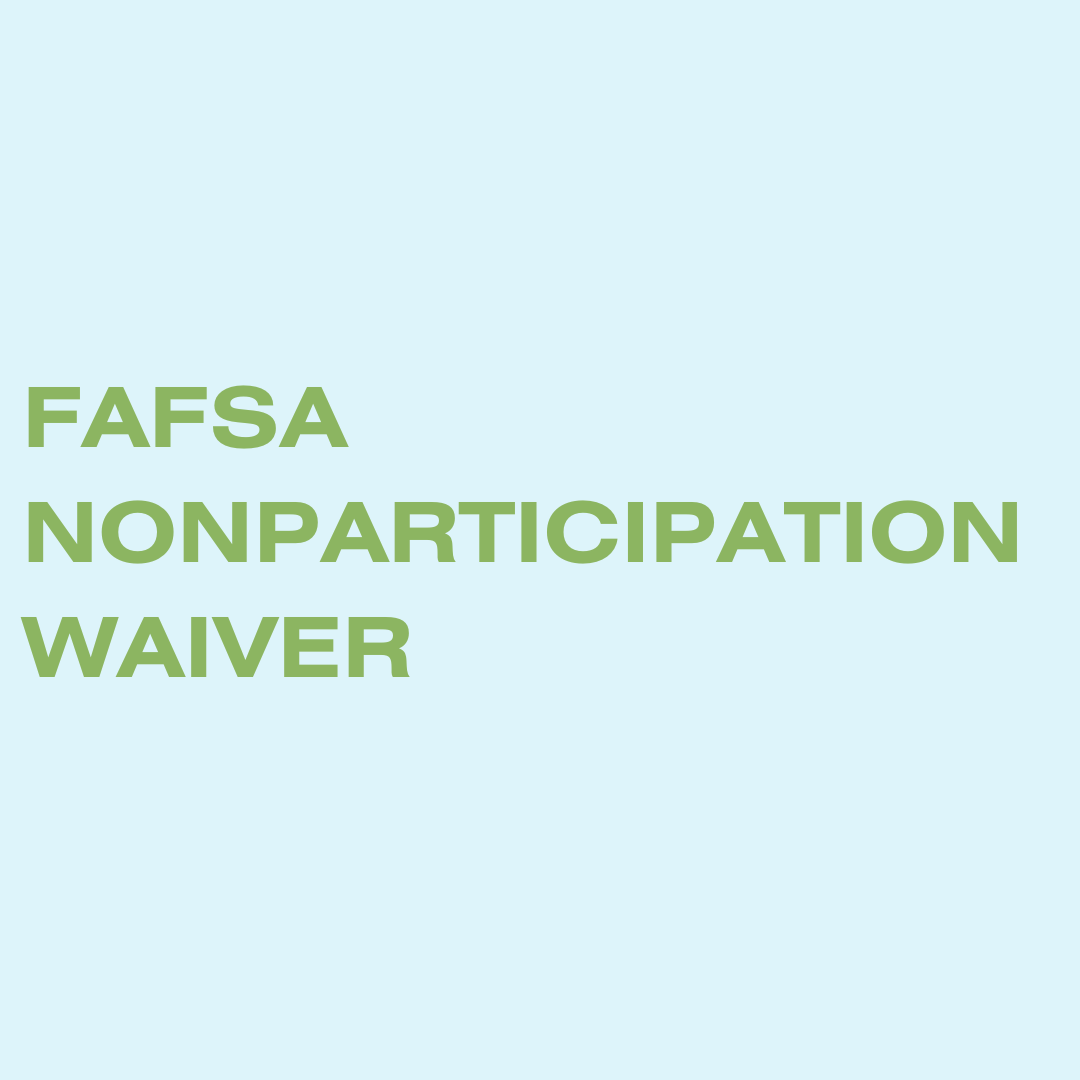 Waiver Non Participation Form