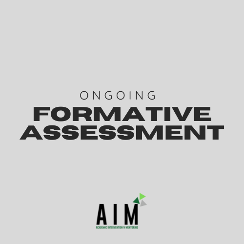 ongoing formative assessments