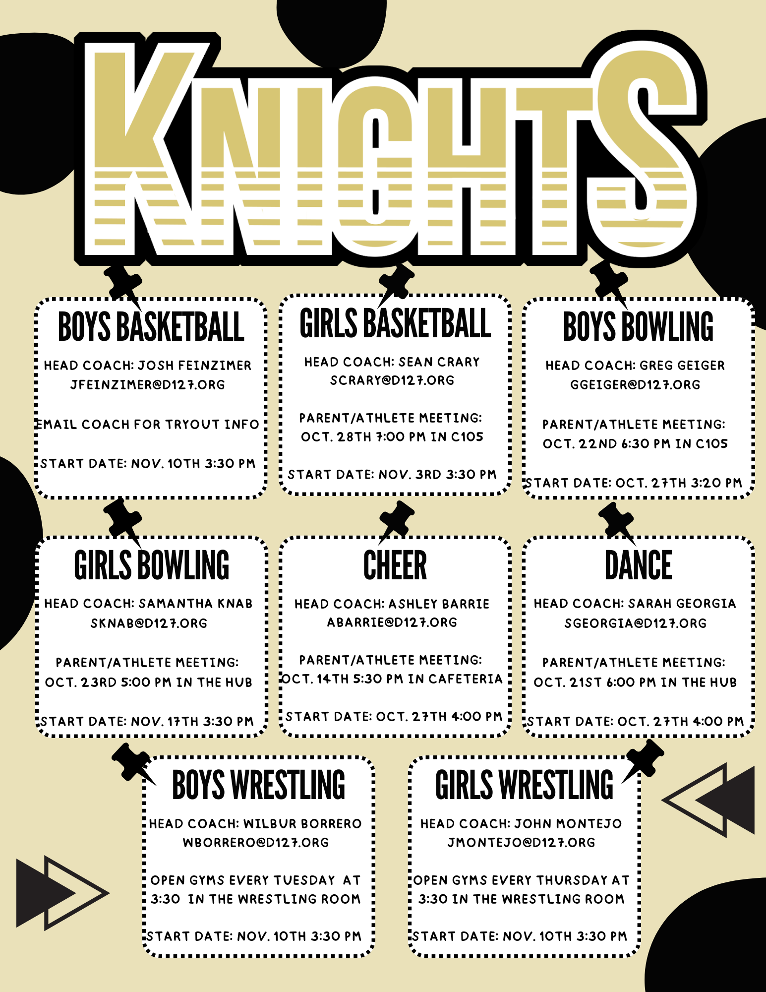 Winter start dates