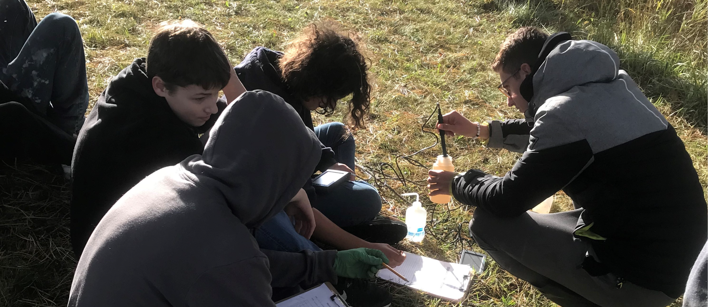 Fresh Water Research & Education with LSSU: Students  performed a Macroinvertebrate analysis and evaluated health of 2 creeks.