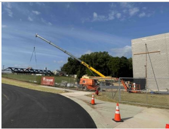 Installation of roof trusses