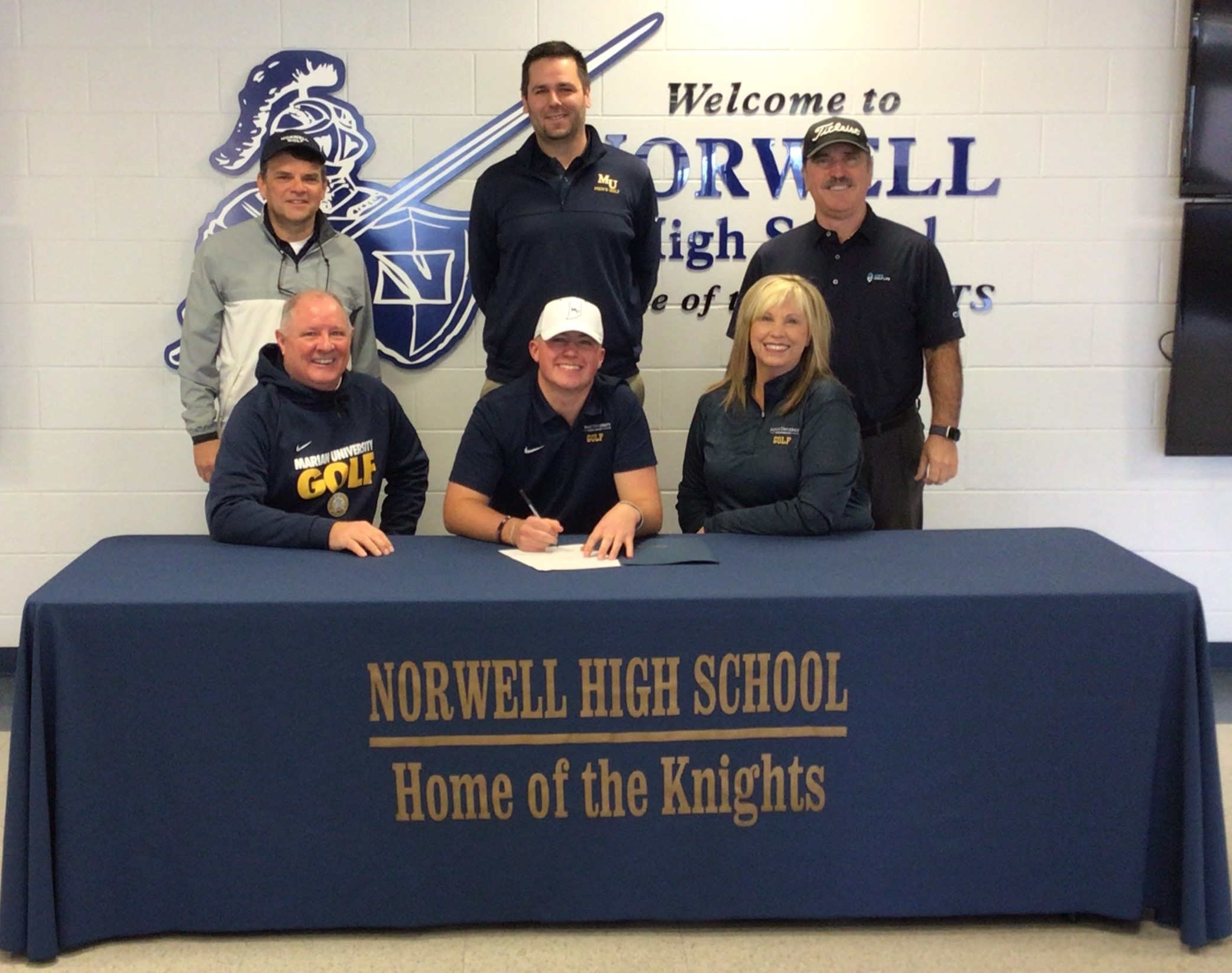 Mann Signs with Marian University