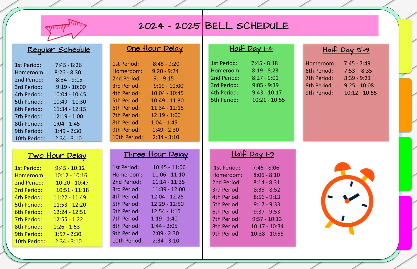 CHS Bell Schedule