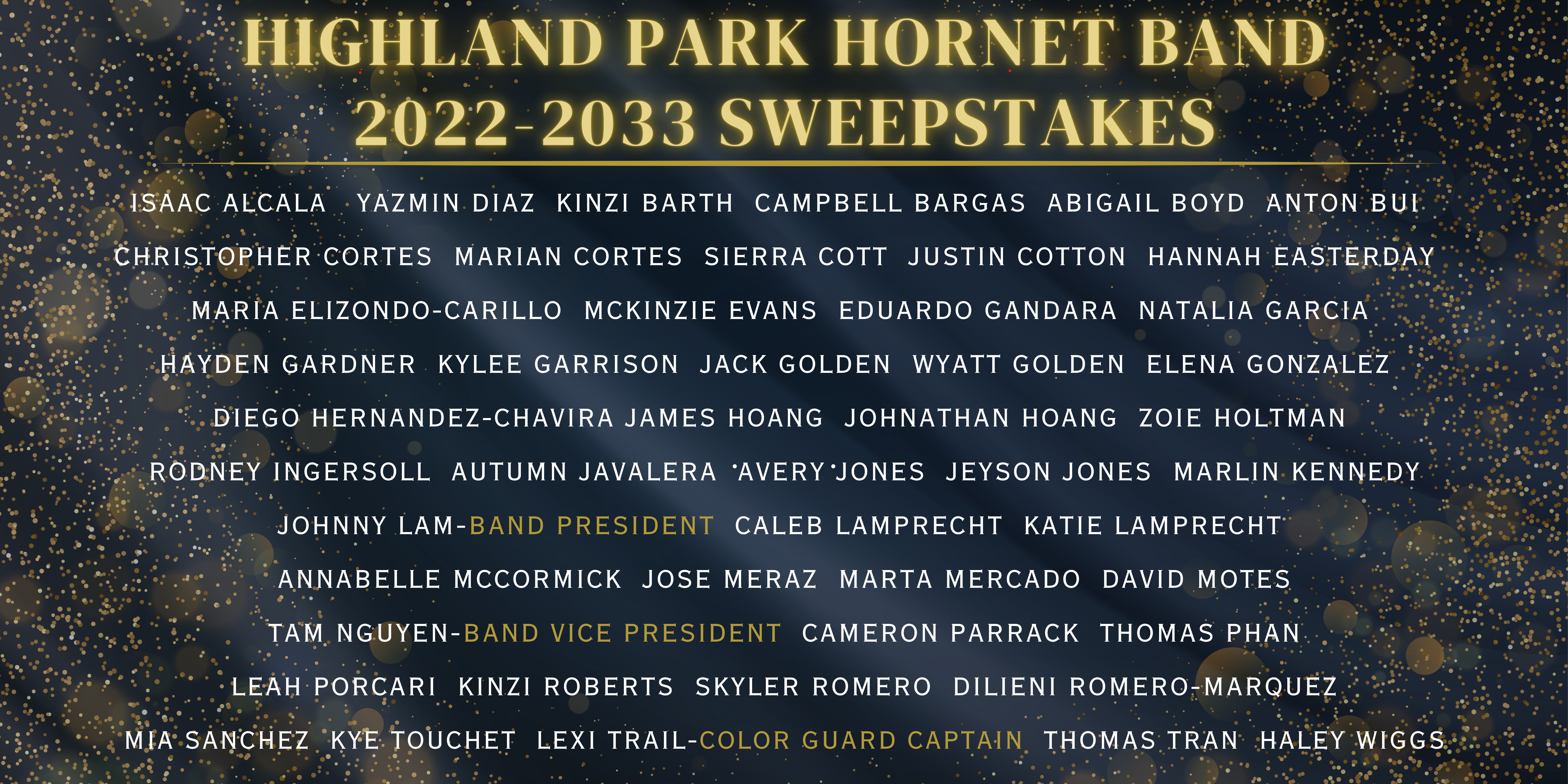 HP 2021-2022 Sweepstakes