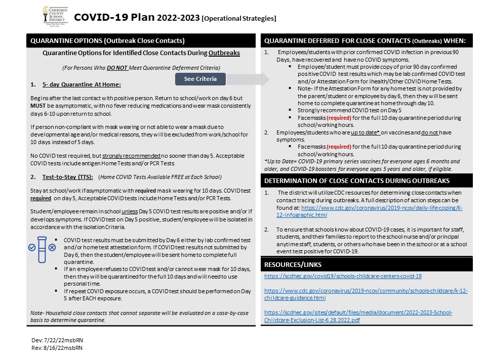 COVID 19 Plan Page 2