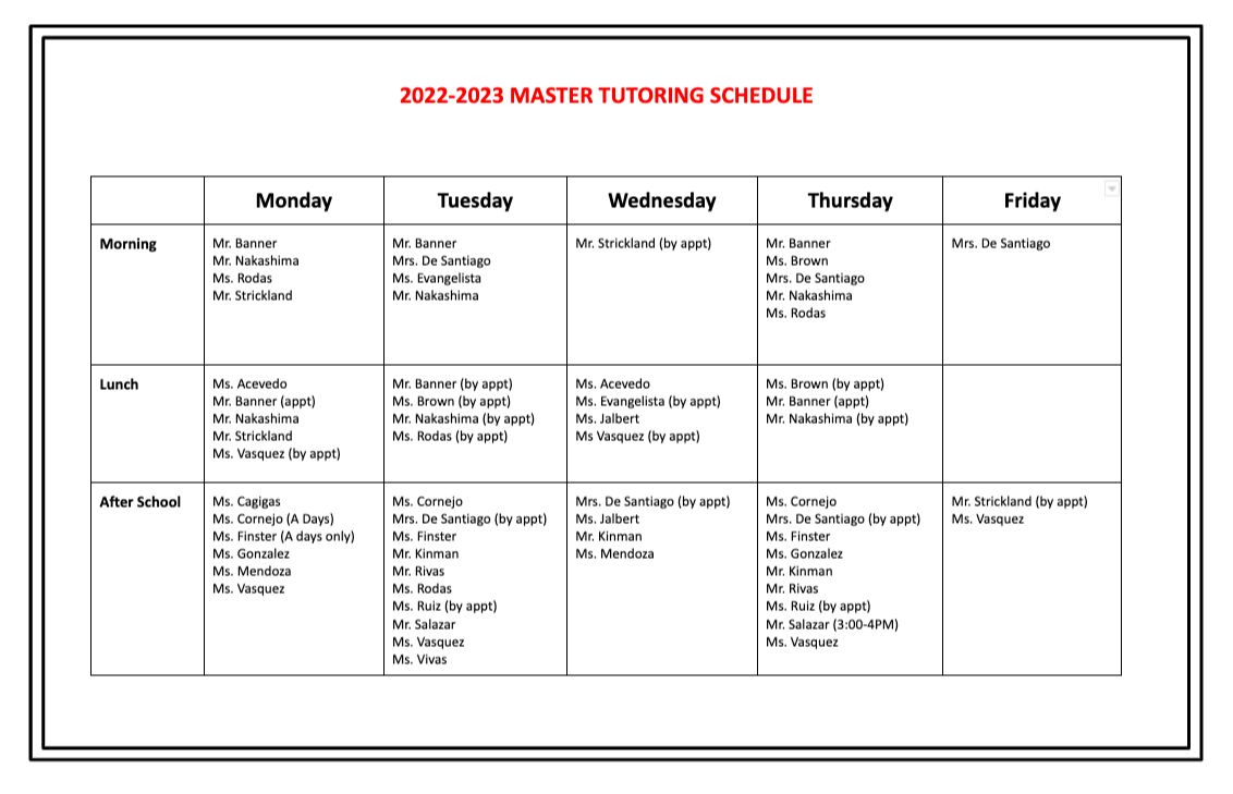 tutoring-schedule-sacred-heart-high-school